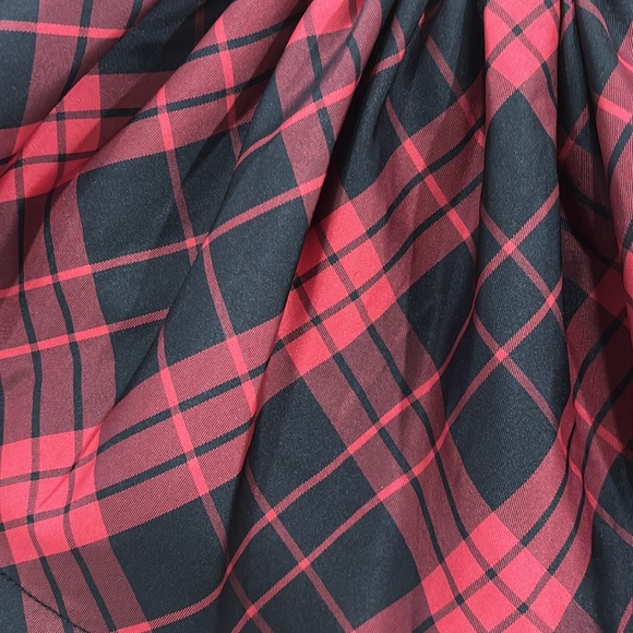 Girls Plaid Circle Skirt - Picture 2 of 5